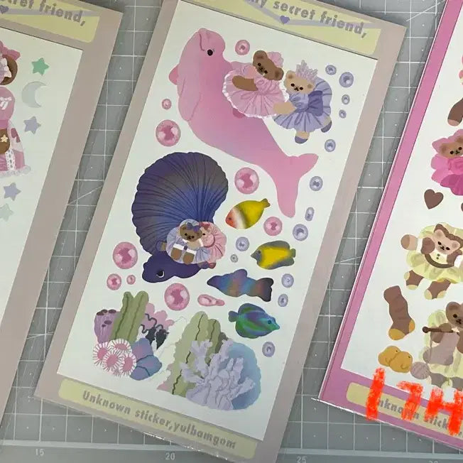 [BUNJANG] Yulbamgom Classic Seal Sticker / 율밤곰, 금요일까지만 가격 내림) 고전 씰 스티커 양도