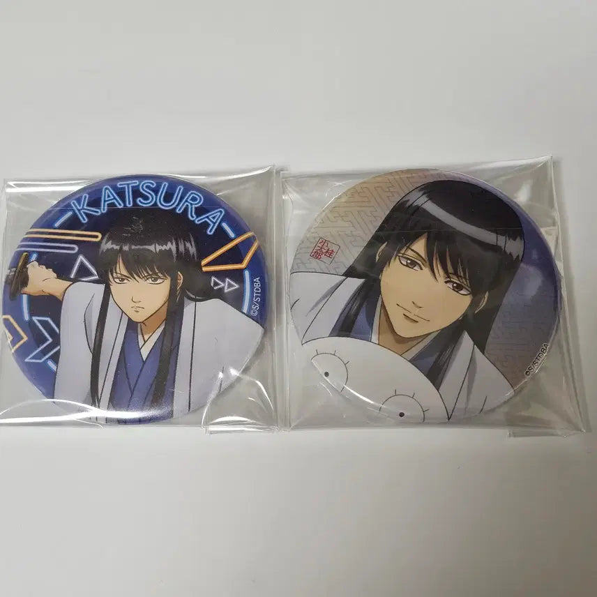 [BUNJANG] Gintama Katsura Zura Can Badge Set / 은혼 즈라 카츠라 캔뱃지 양도