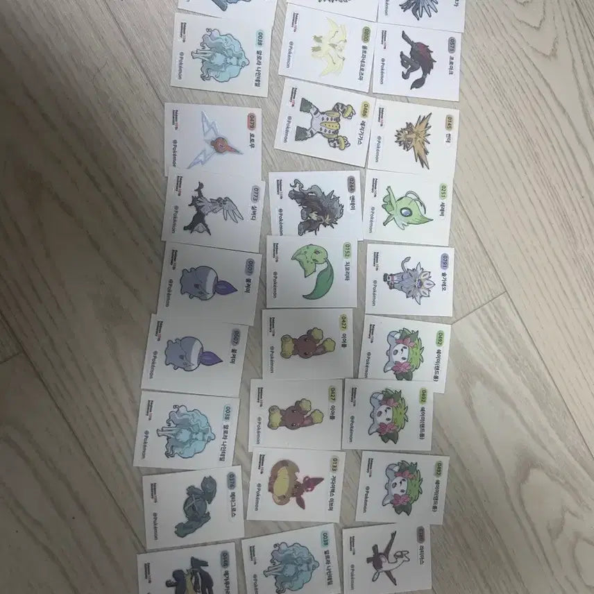 [BUNJANG] Pokemon Stickers Collection / 포켓몬 띠부씰 판매 합니다