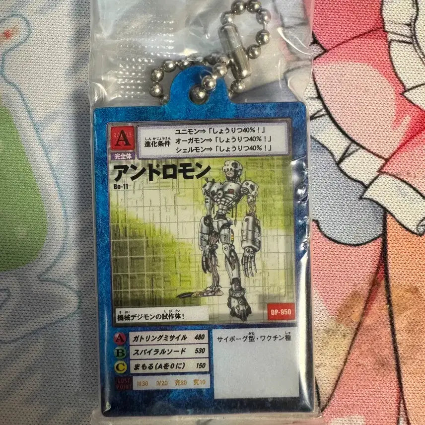 [BUNJANG] Digimon Card Game Andromon Acrylic Keychain / 디지몬 카드게임 아크릴 키링 안드로몬