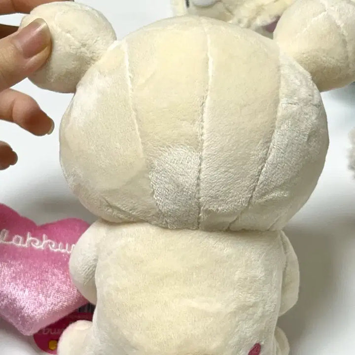 [BUNJANG] Classic Korilakkuma Heart Cushion Plush / 고전 코리락쿠마 하트 쿠션 인형