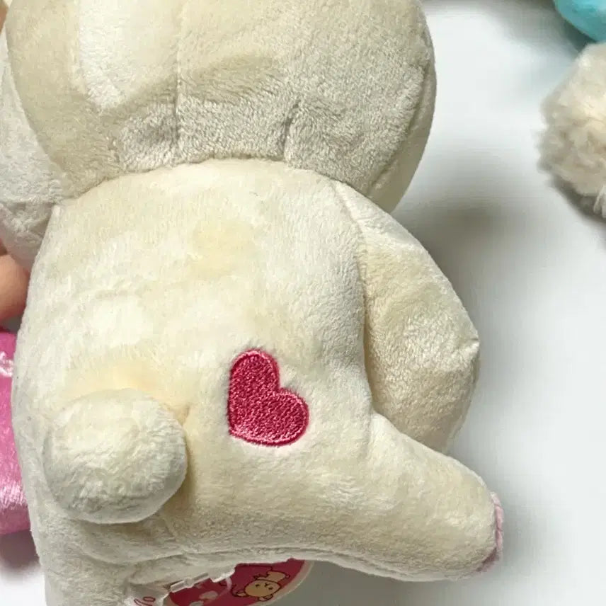 [BUNJANG] Classic Korilakkuma Heart Cushion Plush / 고전 코리락쿠마 하트 쿠션 인형