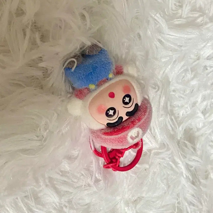 [BUNJANG] Crayon Shin-chan Mario Costume Keyring - Red / 마리오 짱구키링 _레드
