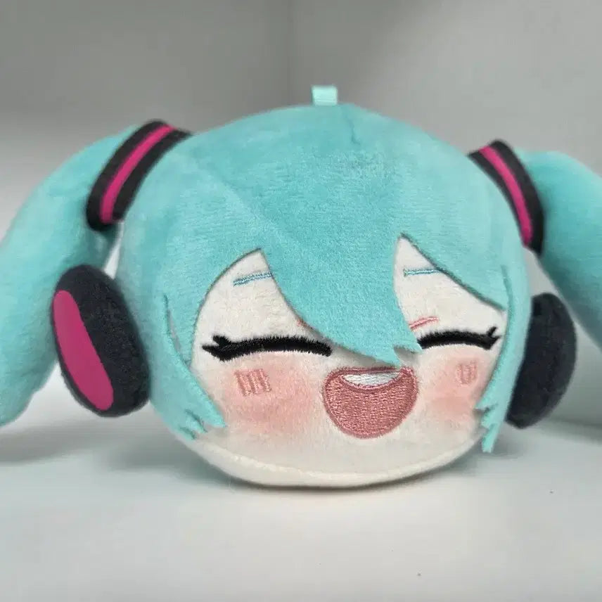 [BUNJANG] Hatsune Miku Hongdae Pop-Up Festival Face Keyring Plush Doll Mascot Nuigurumi / 하츠네 미쿠 홍대 팝업 감사제 페이스 키링 인형 마스코트 누이구루미