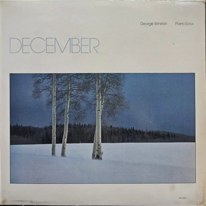 [BUNJANG] George Winston December Piano Solo LP / 조지 윈스턴 December 피아노 솔로 LP