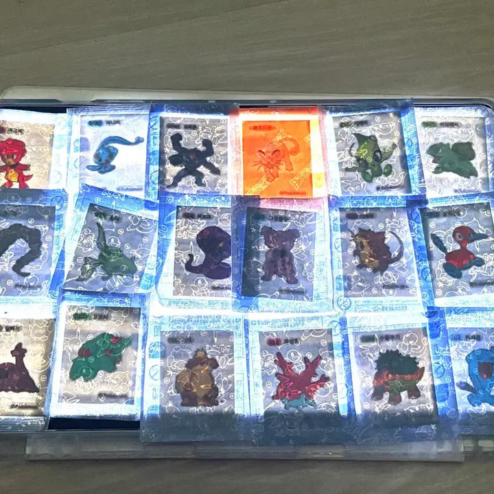 [BUNJANG] Pokemon 30th Anniversary Special Halloween Event Sealed Stickers - Japan Mega Mewtwo / 포켓몬 띠부씰 스페셜 할로윈 이벤트 미개봉 30주년 일본 진화 메가 뮤츠