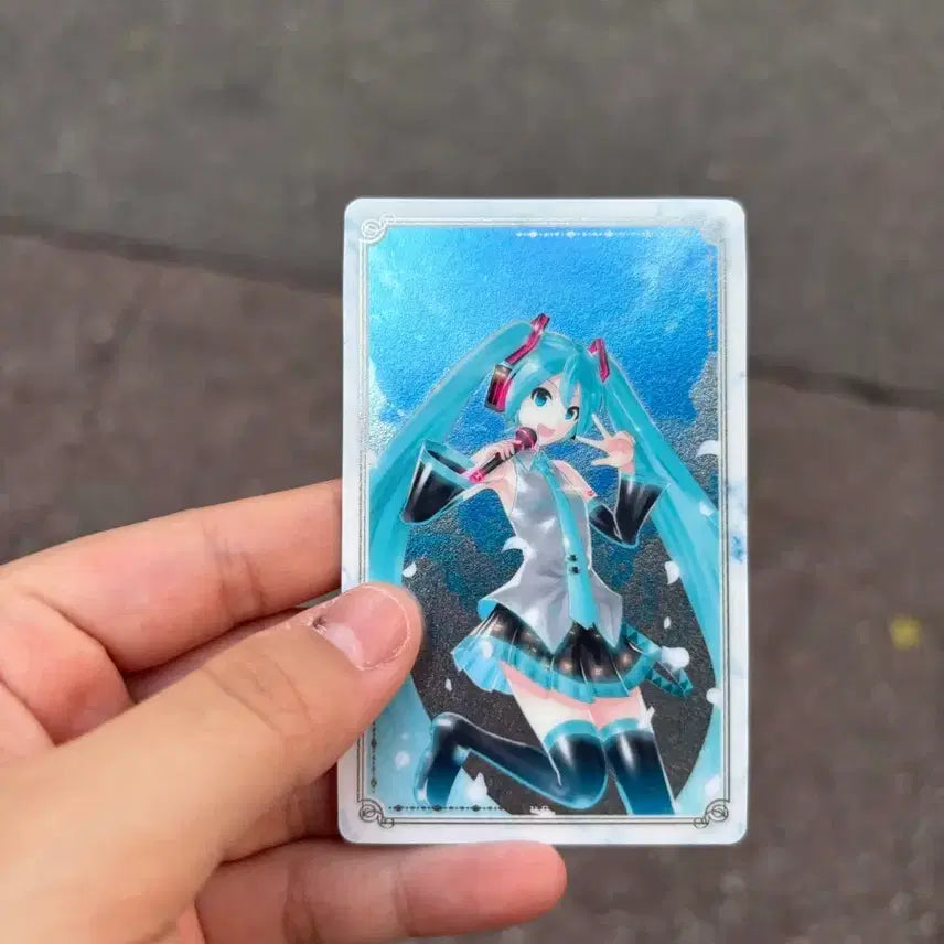 [BUNJANG] Hatsune Miku Hologram Character Card / 하츠네 미쿠 카드