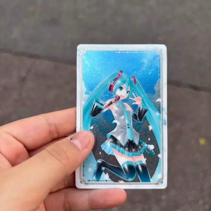 [BUNJANG] Hatsune Miku Hologram Character Card / 하츠네 미쿠 카드
