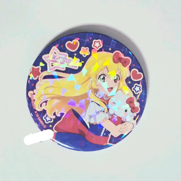 [BUNJANG] Aikatsu Ichigo Hoshimiya Sanrio Collaboration Can Badge Pin / 아이카츠 호시미야 이치고 산리오 캔뱃지 핀버튼 아이엠스타 라임