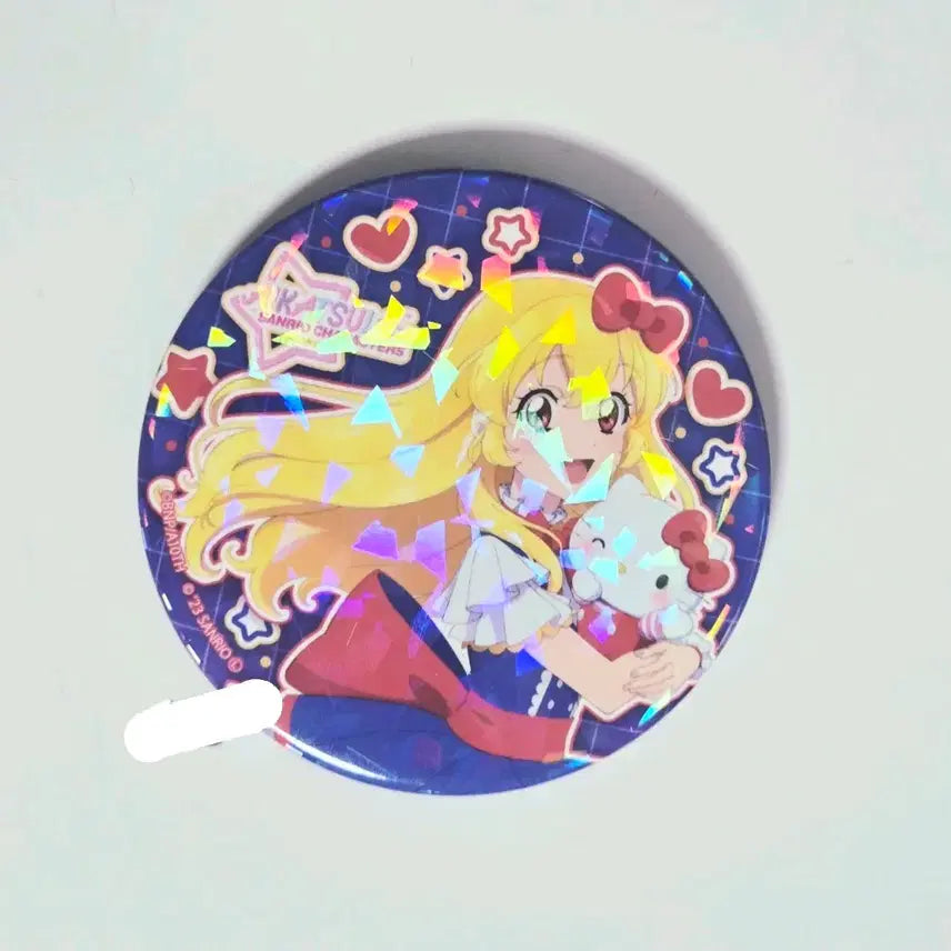 [BUNJANG] Aikatsu Ichigo Hoshimiya Sanrio Collaboration Can Badge Pin / 아이카츠 호시미야 이치고 산리오 캔뱃지 핀버튼 아이엠스타 라임