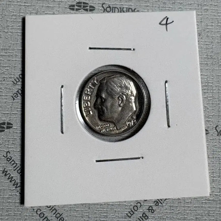[BUNJANG] United States 1974 10 Cents "Proof" Coin / 미국 푸르프 10센트 동전 