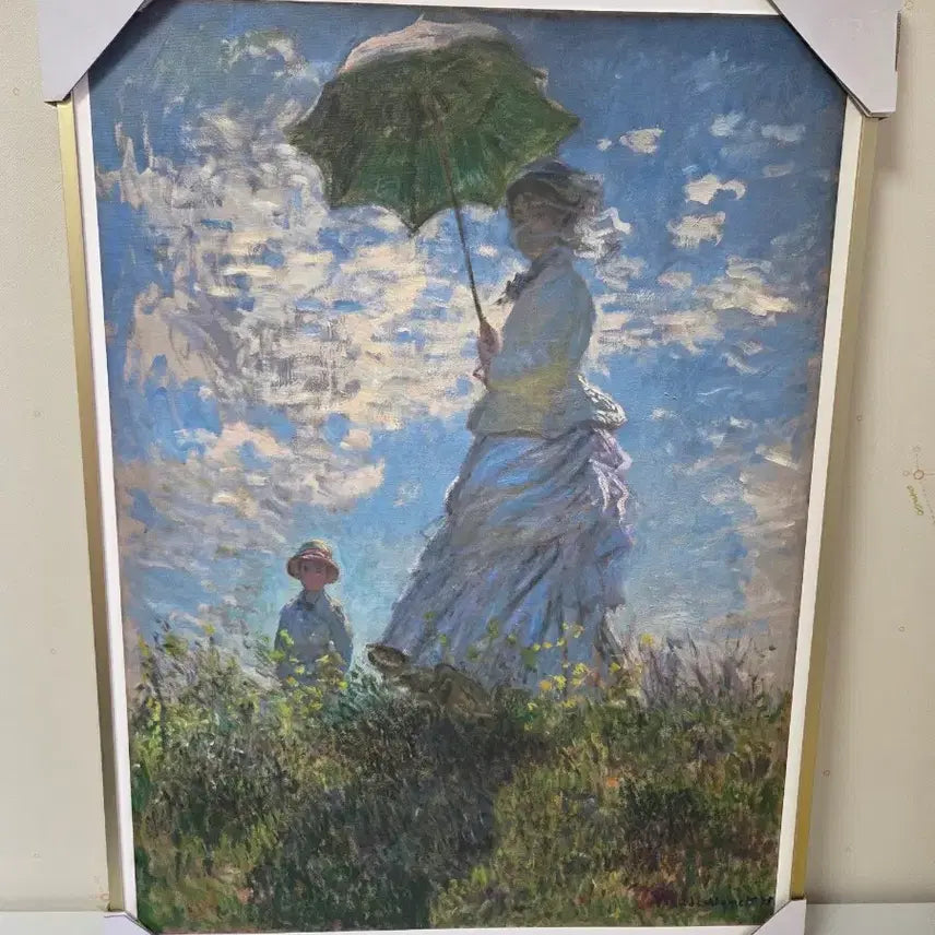 [BUNJANG] Monet Woman with a Parasol Framed Print / 모네 양산을 든 여인 액자