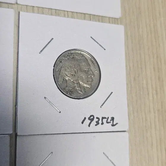 [BUNJANG] Buffalo Nickel 5 Cent Coin Collection (1916-1936) - 7 Variety Bundle / 버팔로 주화 1916년~1936년 5센트 7종 일괄