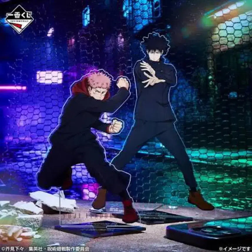 [BUNJANG] Jujutsu Kaisen 5th Anniversary Ichiban Kuji Big Acrylic Standee Set (Itadori, Megumi, Yuta) / 주술회전5주년 제일복권 a,b,c상 이타도리,메구미,유타 빅아크릴 스탠드