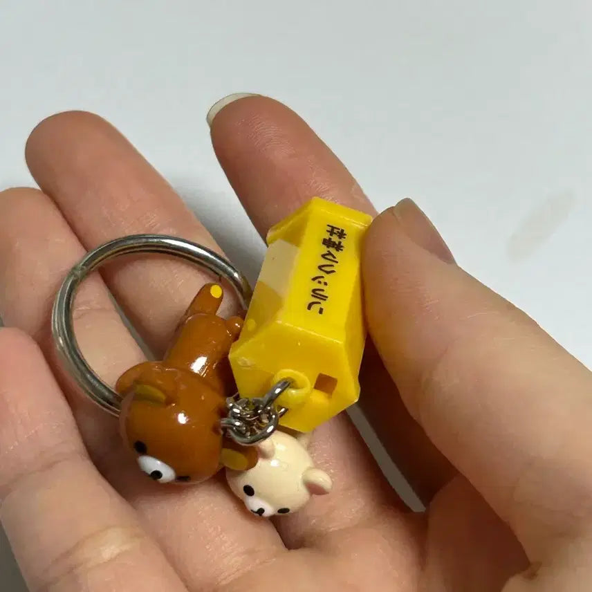 [BUNJANG] Vintage Rilakkuma Fortune Charm Keychain / 고전 리락쿠마 운세키링