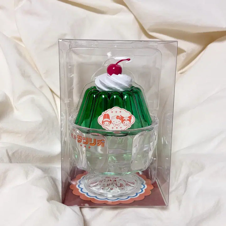 [BUNJANG] Sanrio Kissaten Melon Soda Pudding Storage Box / 산리오 킷사 메론소다 푸딩 소품함 킷사텐 미개봉