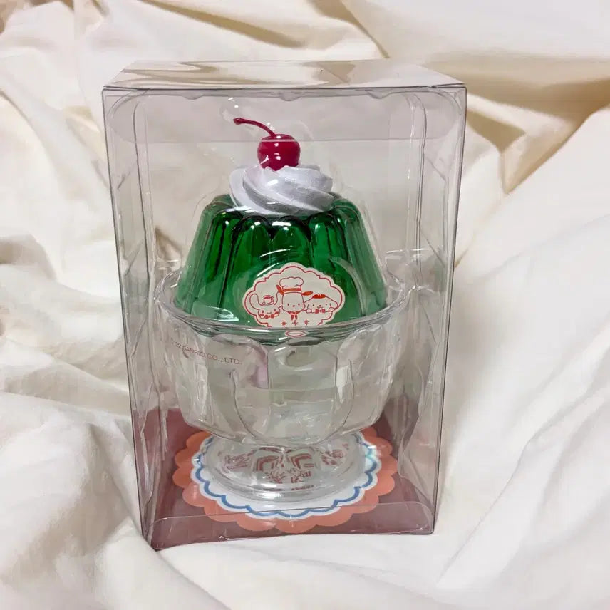 [BUNJANG] Sanrio Kissaten Melon Soda Pudding Storage Box / 산리오 킷사 메론소다 푸딩 소품함 킷사텐 미개봉