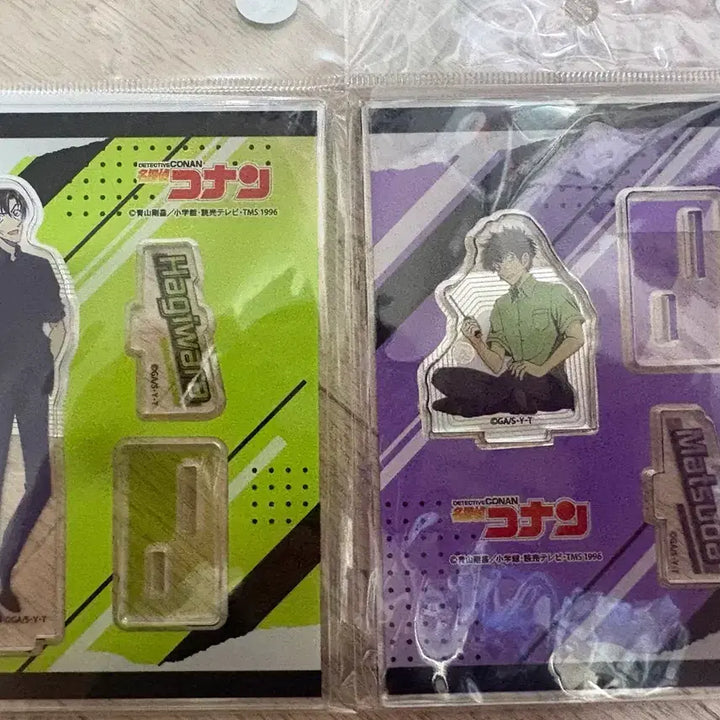 [BUNJANG] Detective Conan Matsuda Hagi Acrylic Set with Bonus / (서비스 있음)명탐정코난 마츠다 하기 아크릴 세트