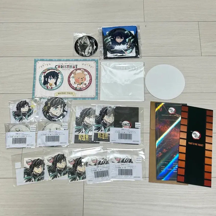 [BUNJANG] Muichiro Tokito Merchandise Bundle (Bromide, Sticker, Coaster, Postcard, Can Badges) / (선착순 덤!) 무이치로 캔뱃지 브로마이드 스티커 코스터 엽서 무한성