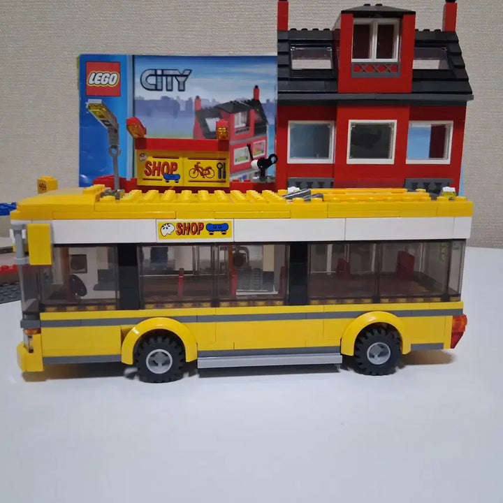 [BUNJANG] LEGO City 7641 Shop &amp; Bus Set / 레고 시티 7641 상점 버스 포함