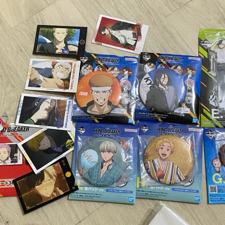 [BUNJANG] Wind Breaker Ichiban Kuji Merchandise Bundle Set / 윈드브레이커 제일복권 쿠지 캔뱃지 아크릴스탠드 포토카드 일괄