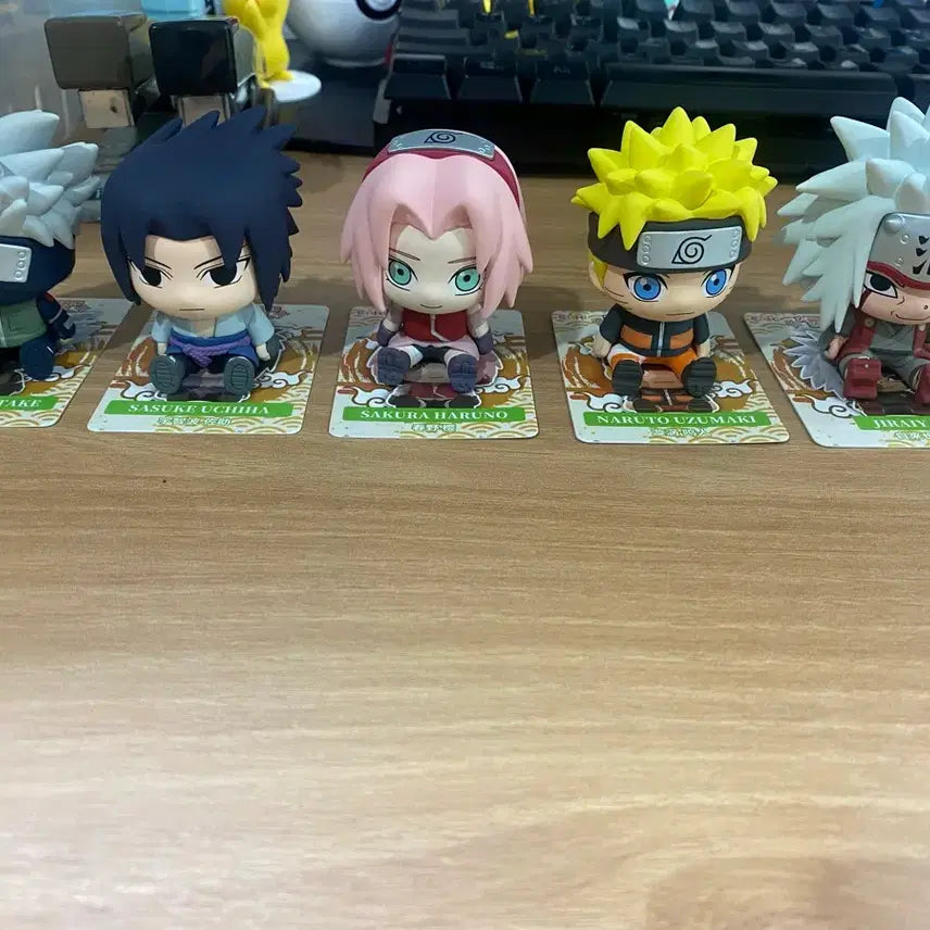 [BUNJANG] Naruto All Sitting Miniature Figures Set (Excluding Secret) / 나루토 eaki 모두 앉아 시팅 피규어 시크릿 제외 전종