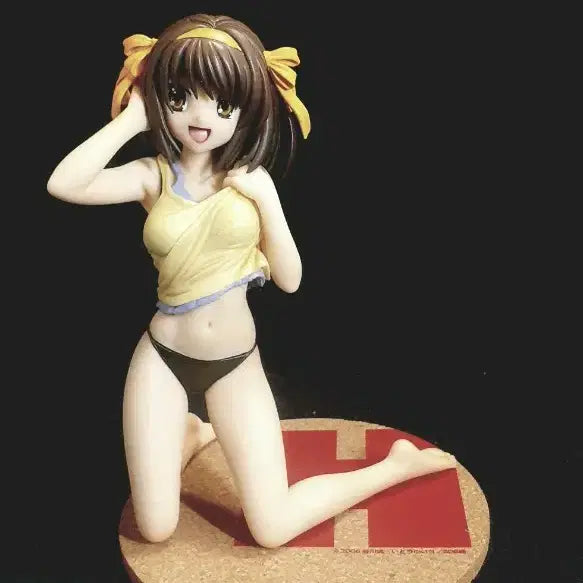 [BUNJANG] Suzumiya Haruhi Swimsuit Figure (Opened) / 레어,스즈미야 하루히,피규어,수영복,개봉 ,정품