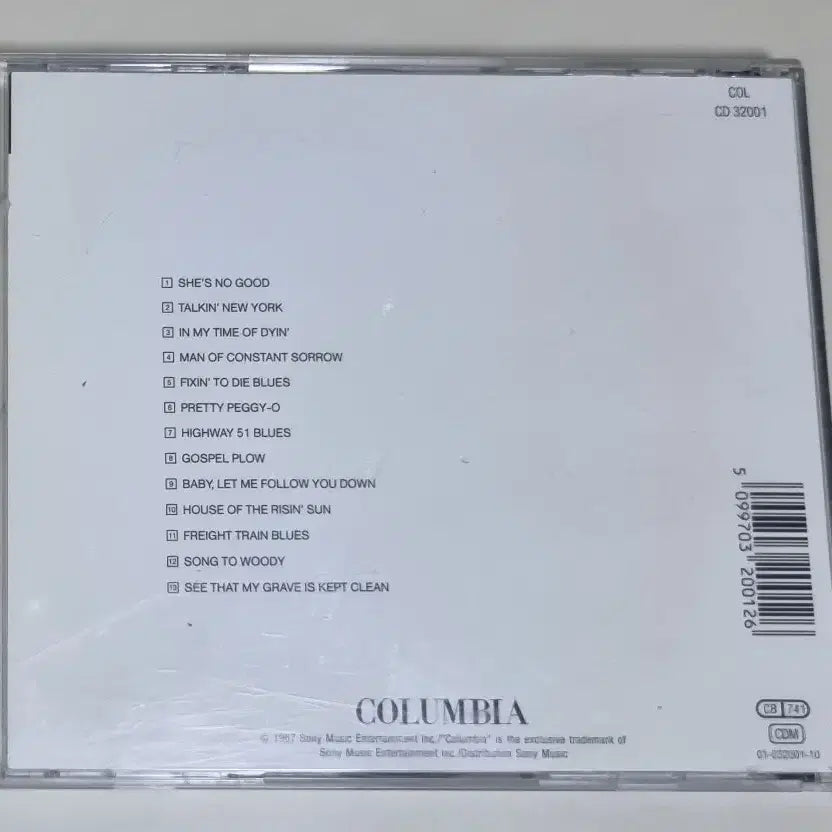[BUNJANG] Bob Dylan 1st Album (Unsealed CD) / 밥 딜런 1집 (개봉 CD)
