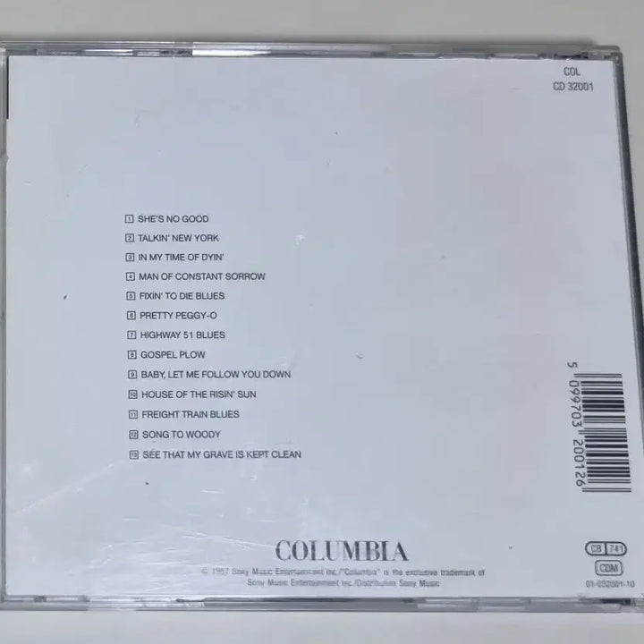 [BUNJANG] Bob Dylan 1st Album (Unsealed CD) / 밥 딜런 1집 (개봉 CD)