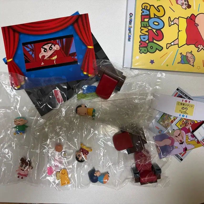 [BUNJANG] Re-Ment Crayon Shin-chan Cinema Kasukabe 5-Piece Set (Excluding Shin-chan) / 리멘트 짱구 영화관 카스카베 시네마 짱아 제외 5종
