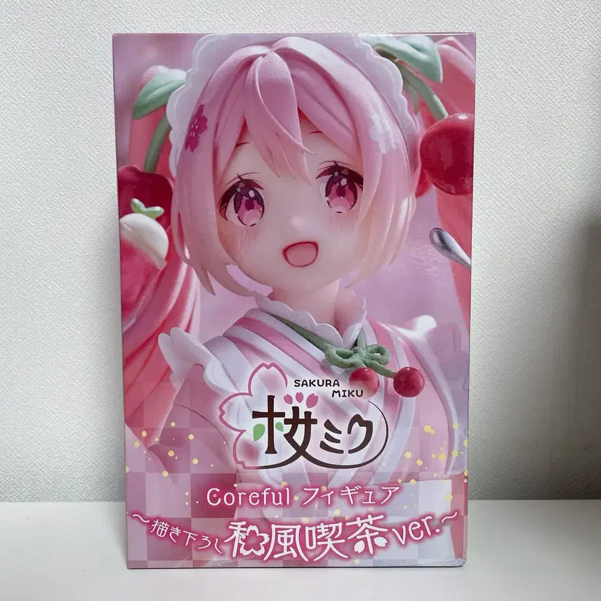 [BUNJANG] Sakura Miku Coreful Teahouse Figure (Unsealed) / 사쿠라 미쿠 코어풀 찻집 피규어 미개봉