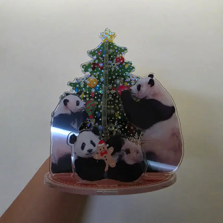 [BUNJANG] Fu Bao Christmas Acrylic Stand Bundle Set / 푸바오 크리스마스 아크릴 스탠드(일괄)