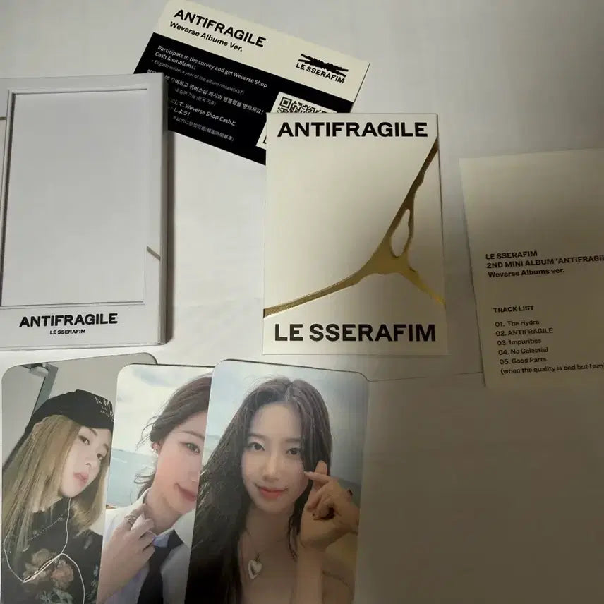 [BUNJANG] LE SSERAFIM ANTIFRAGILE Weverse Album Version / 르세라핌 안티프레자일 위버스앨범 버전