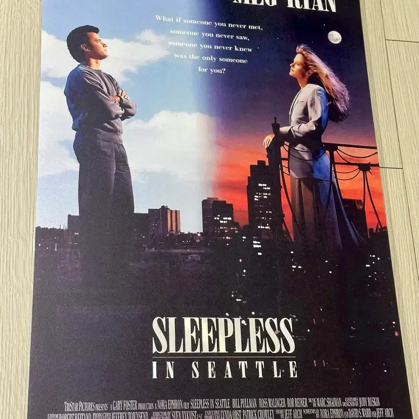 [BUNJANG] Sleepless in Seattle Tom Hanks Meg Ryan A3 Movie Poster / [전용박스포장]영화 톰행크스 맥라이언 시애틀의 잠못이루는밤 포스터(A3)