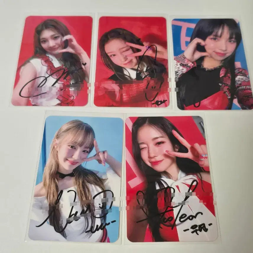 [BUNJANG] wooah Signed Photocard Bundle Set / !!급처!! 우아 싸인 포카 wooah signed pc