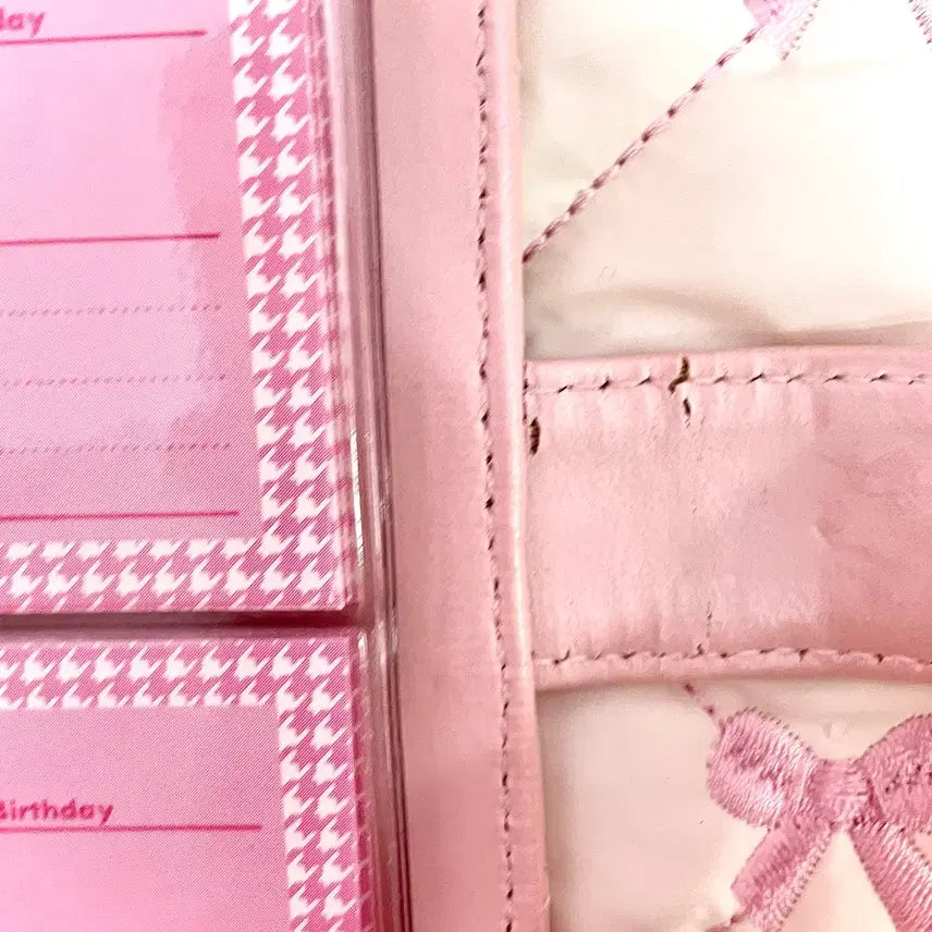 [BUNJANG] 1997 Hello Kitty Retro Quilting Card Holder / Binder / 고전키티 레트로 퀼팅 명함 다이어리 포카바인더