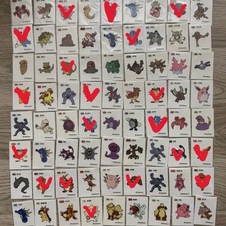 [BUNJANG] Pokemon Sticker Collection / 포켓몬 띠부씰 판매합니다