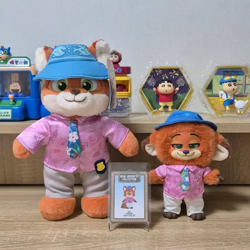 [BUNJANG] Zootopia Nick Wilde Plush Keychain Casual Outfit Set / 주토피아2 닉 인형 키링 TOPTOY 케쥬얼 아웃핏 세트