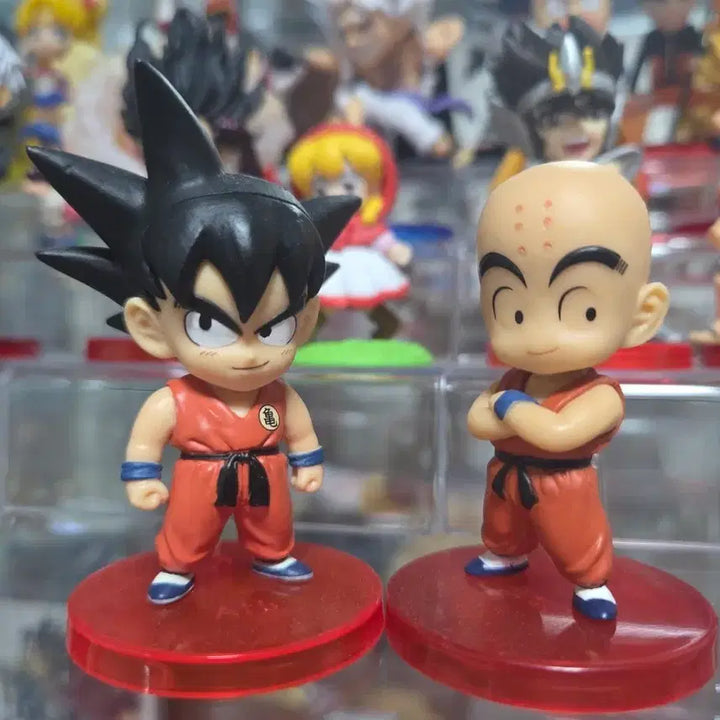 [BUNJANG] J Stars Jump Limited World Collectable Figure - Dragon Ball Son Goku &amp; Krillin / J stars 점프 한정 월콜 피규어 드래곤볼 손오공 크리링