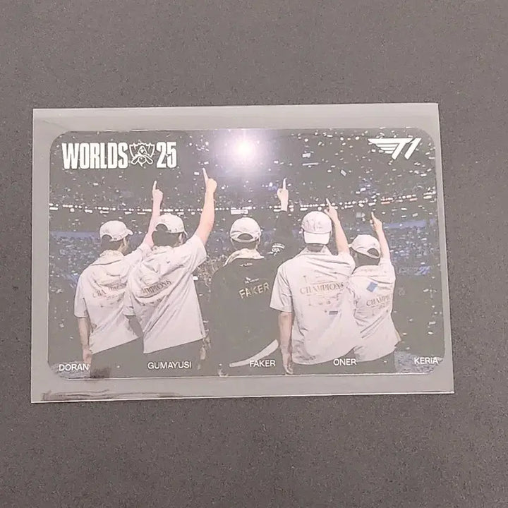 [BUNJANG] T1 Worlds 2022 Group Photocard (Back View) / msi 페스타 - 월즈 T1 단체 포토카드(뒷모습)