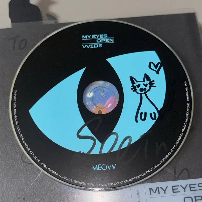 [BUNJANG] Miyau Signed CD / 미야오 수인 사인 CD 양도