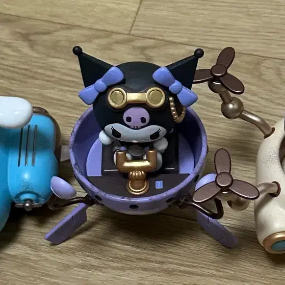 [BUNJANG] Sanrio Characters Airplane Figure 3종 Set / 일괄,당일배송) 산리오 캐릭터 비행기 피규어 3종 세트