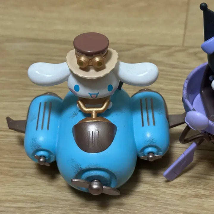 [BUNJANG] Sanrio Characters Airplane Figure 3종 Set / 일괄,당일배송) 산리오 캐릭터 비행기 피규어 3종 세트