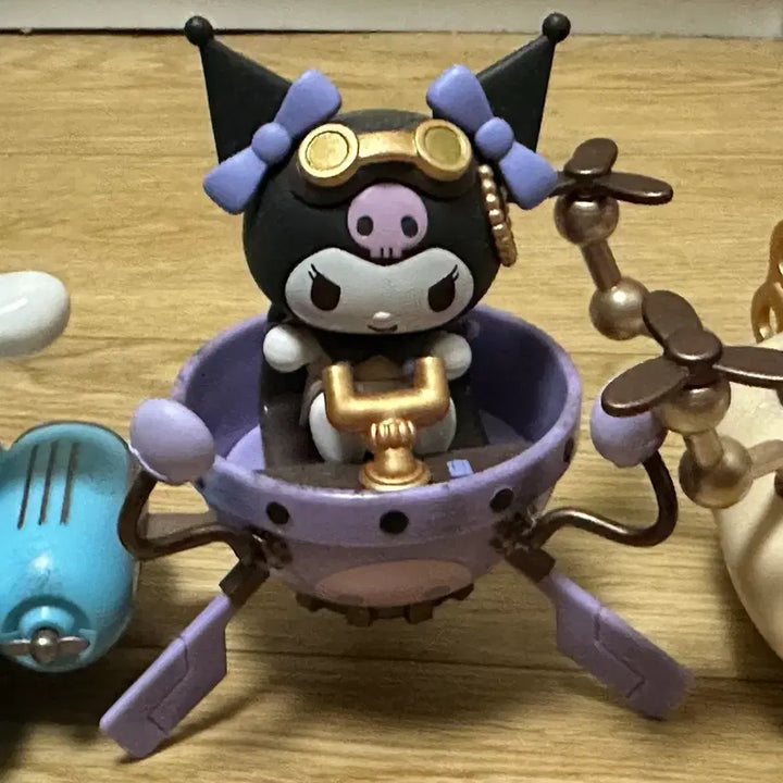[BUNJANG] Sanrio Characters Airplane Figure 3종 Set / 일괄,당일배송) 산리오 캐릭터 비행기 피규어 3종 세트