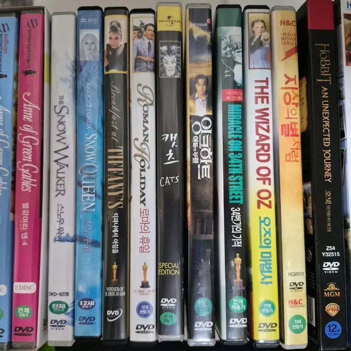 [BUNJANG] Classic &amp; Fantasy Movie DVD Collection / DVD 영화 모음 (빨강머리 앤, 호빗, 고전 외)