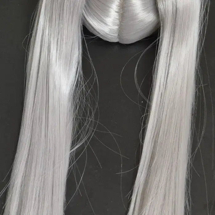 [BUNJANG] MDD Dark Grey Twin-Tail Wig / mdd sd 인형 세팅가발 양갈래 트윈테일 다크그레이
