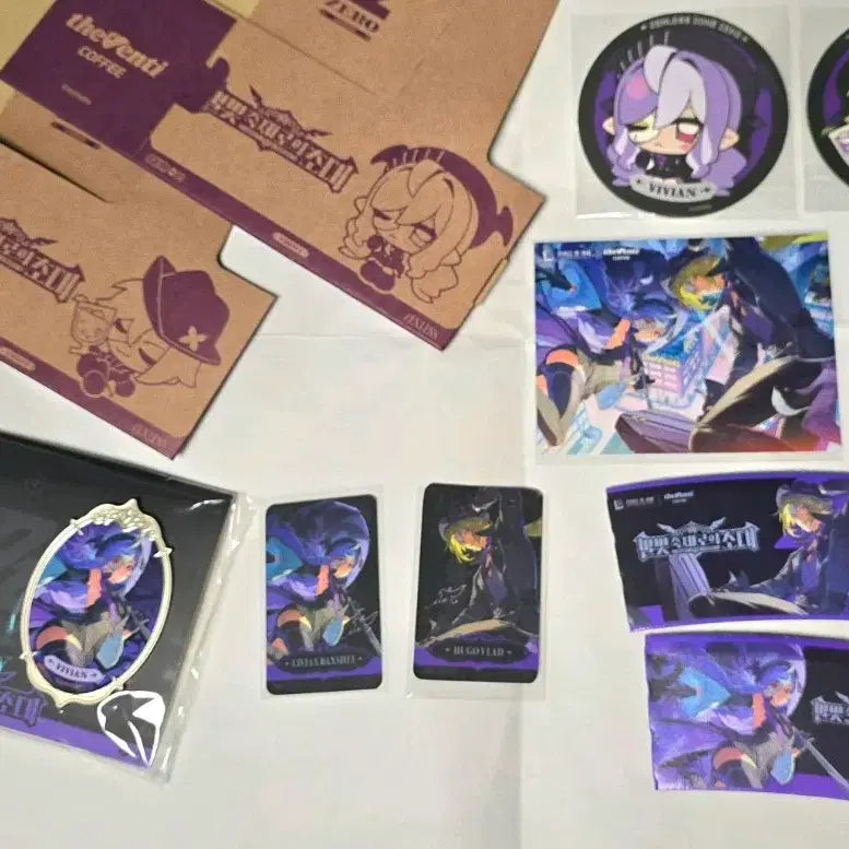 [BUNJANG] Zenless Zone Zero Metal Badge, The Venti Postcard, Coaster, Can Badge, Figure, Hugo, Vivian / 젠레스 존 제로 금속 배지 더벤티 엽서 코스터 캔뱃지 피규어 휴고 비비안