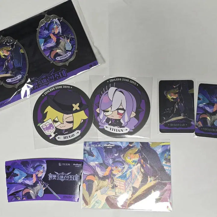 [BUNJANG] Zenless Zone Zero Metal Badge, The Venti Postcard, Coaster, Can Badge, Figure, Hugo, Vivian / 젠레스 존 제로 금속 배지 더벤티 엽서 코스터 캔뱃지 휴고 비비안