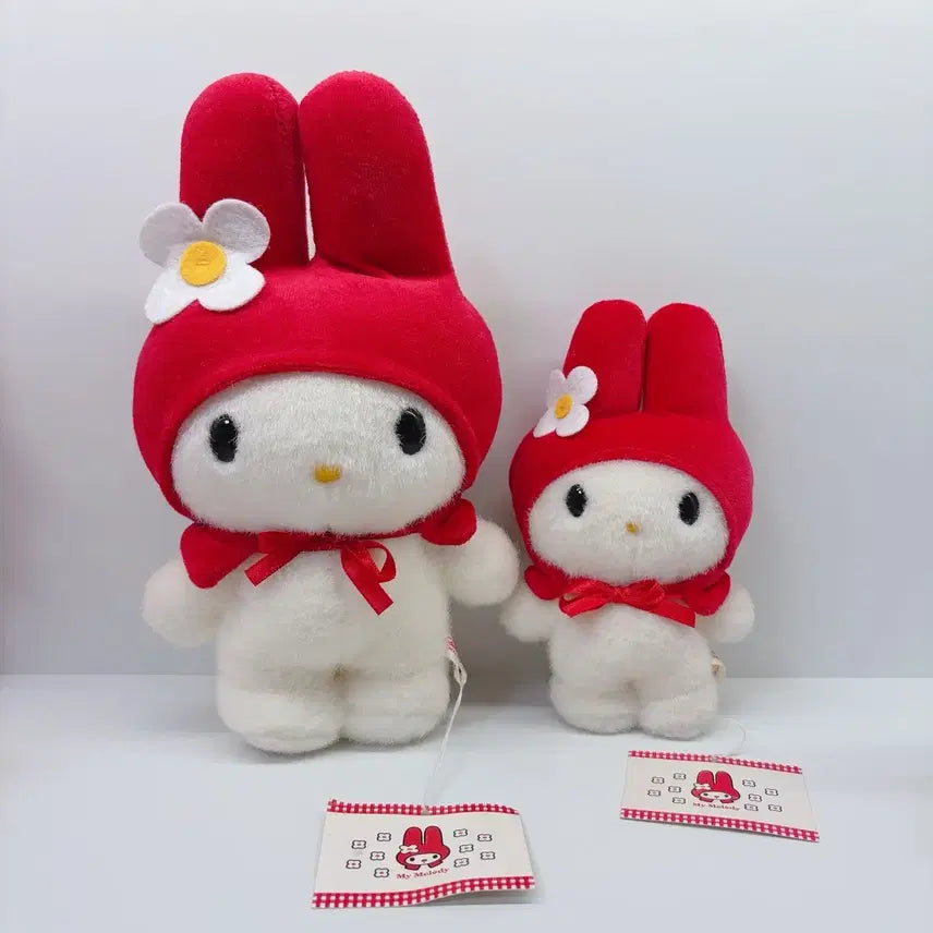 [BUNJANG] Vintage Red My Melody Doll / 고전 빨간 마이멜로디 인형 고전빨마 고전마멜 두건마이멜로디
