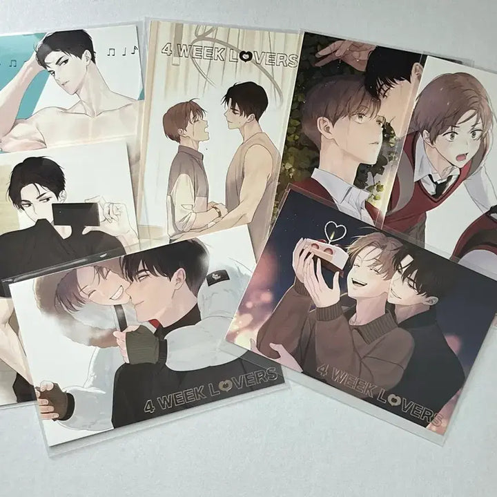 [BUNJANG] 4 Weeks Lover Bundle Set Postcards / 4주 애인 엽서 일괄